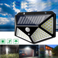Lampa Solara LED cu senzor crepuscular si senzor de miscare Lampa Solara LED cu senzor crepuscular si senzor de miscare