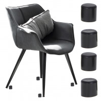 Set 4 buc. protectii anti-zgarieturi picioare scaun, diametru 19mm, culoare neagra Set 4 buc. protectii anti-zgarieturi picioare scaun, diametru 19mm, culoare neagra