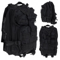 Rucsac Tactic Militar, culoare NEGRU, capacitate 25l Rucsac Tactic Militar, culoare NEGRU, capacitate 25l