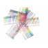 Set 140 piese, Pixuri cu gel multicolor cu sclipici (glitter) [2]