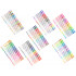 Set 140 piese, Pixuri cu gel multicolor cu sclipici (glitter) [5]
