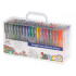 Set 140 piese, Pixuri cu gel multicolor cu sclipici (glitter) [10]