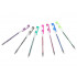 Set 25 piese, Pixuri cu gel multicolor cu sclipici (glitter) [2]