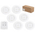 Set 6 Lampi LED Wireless, autoadezive, cu telecomanda, pentru iluminat scari sau mobilier [5]