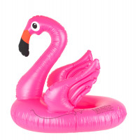 Saltea gonflabila (colac) pentru copii model Flamingo, dimensiune 66 x 47 cm