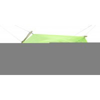 Hamac de Camping Dublu (2 persoane), 200 x 100 cm + Plasa de tantari, culoare Verde