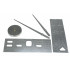 Ceas Mare de perete cu 12 cifre Argintii, 80 - 120 cm [5]