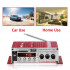 MINI amplificator auto, stereo, 12V, 40 W, radio FM, citire USB sau card SD, cu telecomanda [5]
