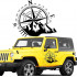 Sticker autoadeziv pentru vehicule Off Road, model 