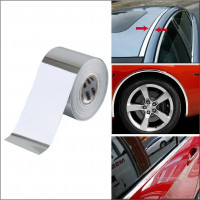 Rola folie crom pentru colantare bandouri sau ornamente auto 150 x 5cm Rola folie crom pentru colantare bandouri sau ornamente auto 150 x 5cm
