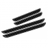Set 4 bucati protectie praguri universale culoare neagra si crom diamond [2]