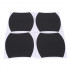Set 4 bucati protectie zgarieturi manere usa din autocolant carbon 3D Negru [2]