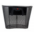 Cos metalic pentru bicicleta cu maner, demontabil, conceput pentru a fi montat in partea din fata, culoare Neagra [8]