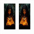 Set 2 stickere decorative pentru stalpii usilor, print autoadeziv de inalta rezolutie, dimensine 2 buc x 50 x 22 cm , cod: AVX-SSU-12 [2]