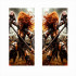 Set 2 stickere decorative pentru stalpii usilor, print autoadeziv de inalta rezolutie, dimensine 2 buc x 50 x 22 cm , cod: AVX-SSU-16 [2]