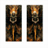 Set 2 stickere decorative pentru stalpii usilor, print autoadeziv de inalta rezolutie, dimensine 2 buc x 50 x 22 cm , cod: AVX-SSU-22 [2]