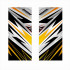 Set 2 stickere decorative pentru stalpii usilor, print autoadeziv de inalta rezolutie, dimensine 2 buc x 50 x 22 cm , cod: AVX-SSU-24 [2]