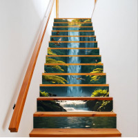 Sticker decorativ pentru scari interioare, print autoadeziv de inalta rezolutie, dimensine 200 x 124 cm, cod: AVX-STAIRS-11