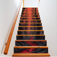 Sticker decorativ pentru scari interioare, print autoadeziv de inalta rezolutie, dimensine 200 x 124 cm, cod: AVX-STAIRS-15 Sticker decorativ pentru scari interioare, print autoadeziv de inalta rezolutie, dimensine 200 x 124 cm, cod: AVX-STAIRS-15