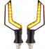 Set 2 lampi Semnalizare Moto, model BUMERANG, cu 2 functii, pozitie si semnalizare, tensiune 12V [2]