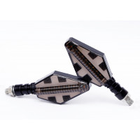 Set 2 lampi Semnalizare Moto, model CROSS, cu 2 functii, pozitie si semnalizare, tensiune 12V Set 2 lampi Semnalizare Moto, model CROSS, cu 2 functii, pozitie si semnalizare, tensiune 12V