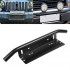 Bullbar aluminiu vopsit in camp electrostatic cu suport numar si proiectoare pentru vehicule offroad, culoare Neagra [5]