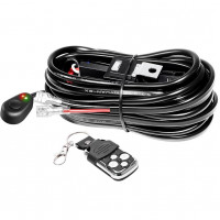 Cablaj pentru proiectoare LED cu telecomanda, functii strobo, relee si sigurante incluse, alimentare 12V Cablaj pentru proiectoare LED cu telecomanda, functii strobo, relee si sigurante incluse, alimentare 12V