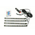 Lumini UnderCar LED - RGB pentru interior sau exterior cu telecomanda - 22cm [2]