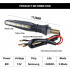 Set 2 lampi Semnalizare Moto SECVENTIALA, cu 2 functii, pozitie si semnalizare, 12V [12]