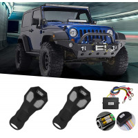 Modul cu 2 telecomenzi Wireless pentru actionare Troliu, destinatie Off-Road, ATV, SSV, QUAD (AVX-T100123-8)