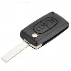 Carcasa Telecomanda Auto cu 2 butoane si lamela inclusa, compatibila Citroen - Peugeot Carcasa Telecomanda Auto cu 2 butoane si lamela inclusa, compatibila Citroen - Peugeot