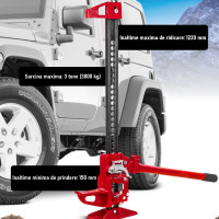 Cric mecanic destinat OFF-ROAD, model 