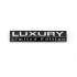 Emblema auto metalica LUXURY, reliefata 3D, dimensiune 7,5 x 1,5 cm [2]