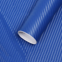 Folie colantare auto Carbon 3D - Albastru (3m x 1,27m) Folie colantare auto Carbon 3D - Albastru (3m x 1,27m)