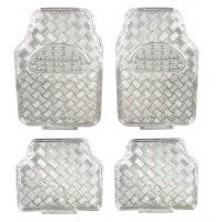 Covorase Auto Universale, model Diamond, culoare Crom Argintiu Covorase Auto Universale, model Diamond, culoare Crom Argintiu