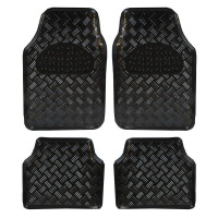 Covorase Auto Universale, model Diamond, culoare Crom Negru Covorase Auto Universale, model Diamond, culoare Crom Negru