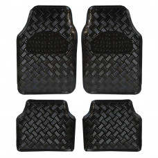 Covorase Auto Universale, model Diamond, culoare Crom Negru Covorase Auto Universale, model Diamond, culoare Crom Negru