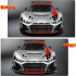 Set 2 Tije din Aluminiu reglabile pentru Consolidare Spoiler, lungime 15cm, IMITATIE CARBON [5]