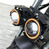 Proiector LED cu Lupa, Angel Eye ALB si Devil Eye RED, alimentare 12V, pentru Off-Road, ATV, SSV, UTV [4]