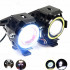 Proiector LED cu Lupa, Angel Eye ALB si Devil Eye RED, alimentare 12V, pentru Off-Road, ATV, SSV, UTV [6]