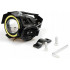 Proiector LED cu Lupa, Angel Eye ALB si Devil Eye RED, alimentare 12V, pentru Off-Road, ATV, SSV, UTV [7]