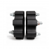 Set 2 buc. Distantiere Roti ATV din Aluminiu Forjat, grosime 60mm, distanta prezoane 4 x 110mm, gaura centrare 90,2mm, piulite M10 x 1,25 [4]