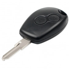 Carcasa Telecomanda Auto cu 2 butoane si lamela inclusa, compatibila Dacia Logan, Sandero, Duster Carcasa Telecomanda Auto cu 2 butoane si lamela inclusa, compatibila Dacia Logan, Sandero, Duster