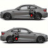 Set 2 stickere autoadezive Tuning in doua culori, model 