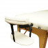 Masa de masaj pliabila, 2 zone, cadru lemn, spuma 5cm, inaltime 55-76cm, piele ecologica, dimensiuni 60x213cm, culoare Crem [9]