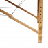 Masa de masaj pliabila, 2 zone, cadru lemn, spuma 5cm, inaltime 55-76cm, piele ecologica, dimensiuni 60x213cm, culoare Neagra [10]