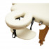 Masa de masaj pliabila, 3 zone, cadru lemn, spuma 5cm, inaltime 55-76cm, piele ecologica, dimensiuni 60x213cm, culoare Crem [9]