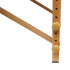 Masa de masaj pliabila, 3 zone, cadru lemn, spuma 5cm, inaltime 55-76cm, piele ecologica, dimensiuni 60x213cm, culoare Crem [11]