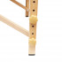 Masa de masaj pliabila, 3 zone, cadru lemn, spuma 5cm, inaltime 55-76cm, piele ecologica, dimensiuni 60x213cm, culoare Neagra [11]
