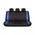 Set huse scaune auto Premium, model DIAMOND Drive, design Sportiv,  universale, ergonomice, Piele Ecologica Matlasata, culoare Negru/Albastru [3]